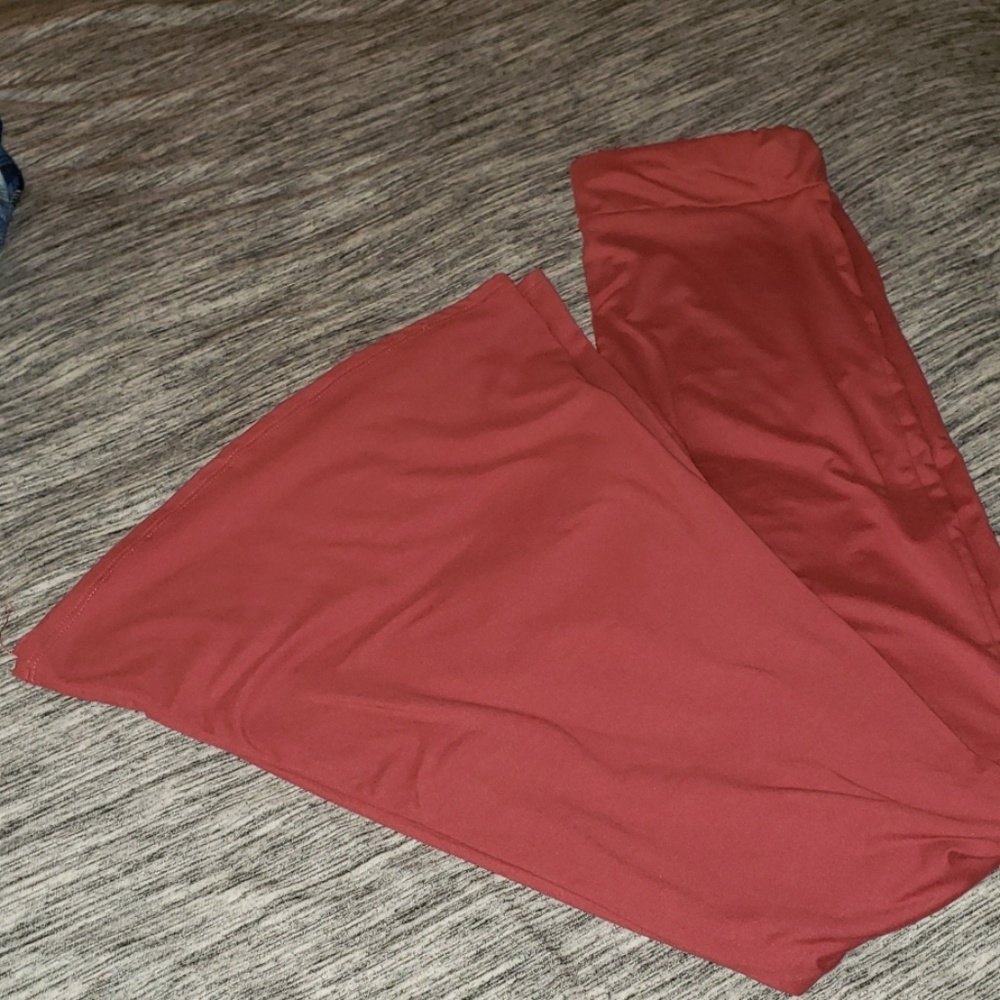 Fuchsia legging bell bottoms